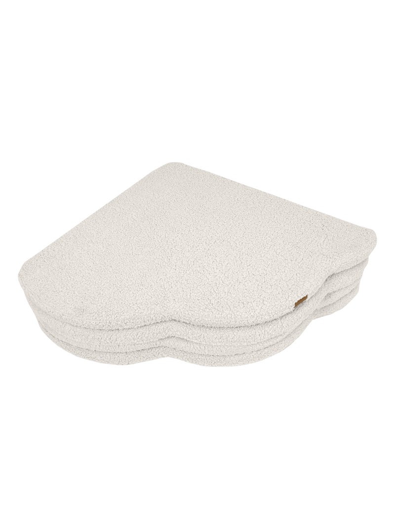 Tapis de Jeu en Forme de Nuage pour Enfants - Tapis de Sol Doux, Tapis de Jeu, Bearly Ecru - Kiabi