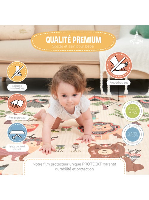 Tapis de Jeu en mousse, épais et pliable pour enfants - MONUMENTS | SUPERBE BEBE - Kiabi Tapis de Jeu en mousse, épais et pliable pour enfants - MONUMENTS | SUPERBE BEBE - Kiabi