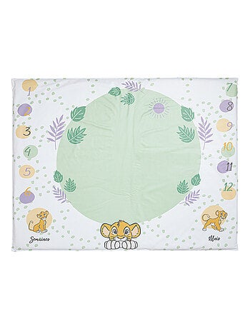 Tapis de jeu en PVC 72x92 cm avec étapes bébé - Roi Lion Cosy Time - Babycalin