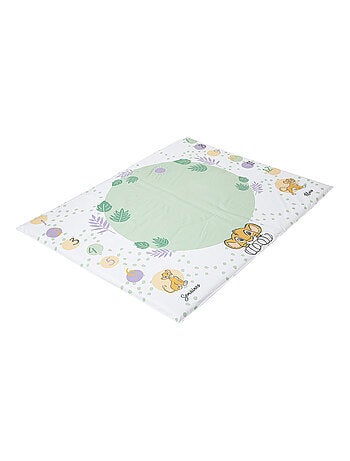 Tapis de jeu en PVC 72x92 cm avec étapes bébé - Roi Lion Cosy Time - Babycalin