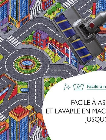 Tapis de Jeu Enfant, Carpet Studio, Big City, Lavable, Antidérapant