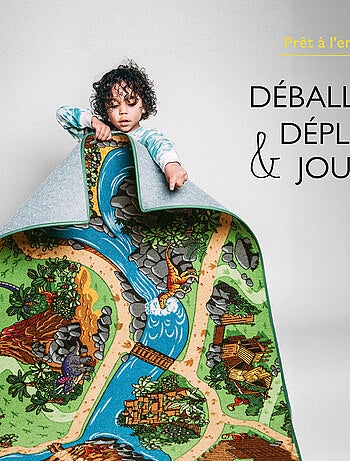 Tapis de Jeu Enfant, Carpet Studio, Dino, Lavable, Antidérapant