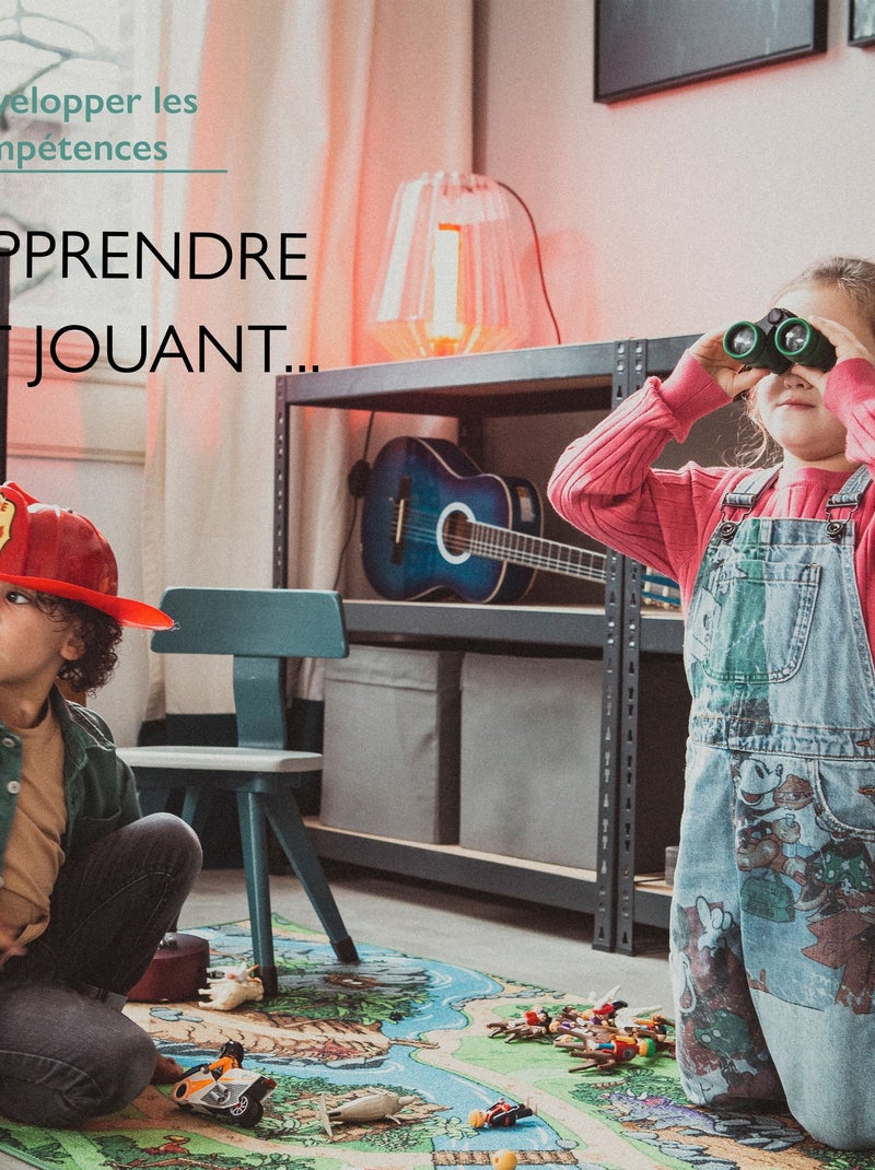 Tapis de Jeu Enfant, Carpet Studio, Dino, Lavable, Antidérapant Vert - Kiabi