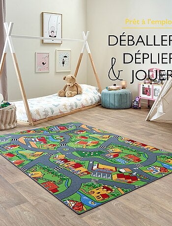 Tapis de Jeu Enfant, Carpet Studio, Little Village, Lavable, Antidérapant