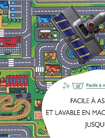 Tapis de Jeu Enfant, Carpet Studio, Playcity, Lavable, Antidérapant
