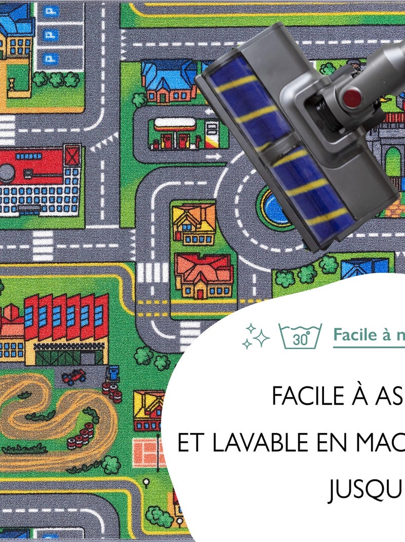 Tapis de Jeu Enfant, Carpet Studio, Playcity, Lavable, Antidérapant Multicolore - Kiabi