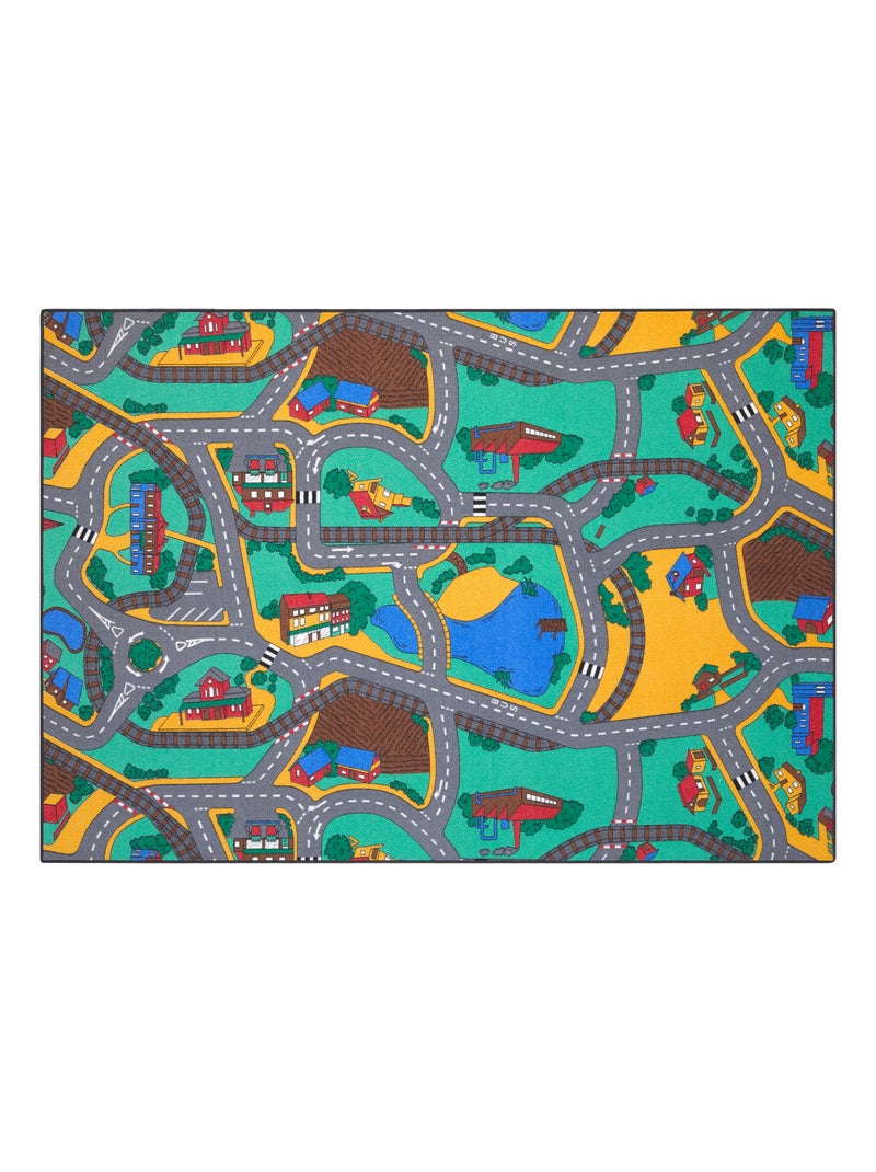 Tapis de Jeu Enfant, Carpet Studio, Playtime, Lavable, Antidérapant Vert - Kiabi
