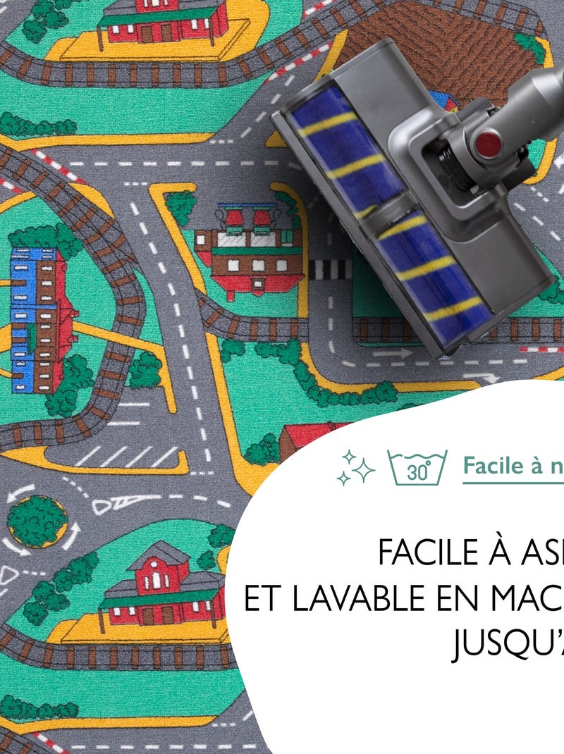 Tapis de Jeu Enfant, Carpet Studio, Playtime, Lavable, Antidérapant Vert - Kiabi