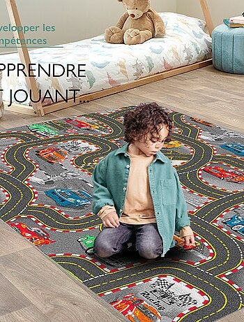 Tapis de Jeu Enfant, Carpet Studio, Racer, Lavable, Antidérapant