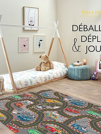 Tapis de Jeu Enfant, Carpet Studio, Racer, Lavable, Antidérapant