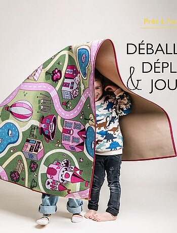 Tapis de Jeu Enfant, Carpet Studio, Sweet Town, Lavable, Antidérapant