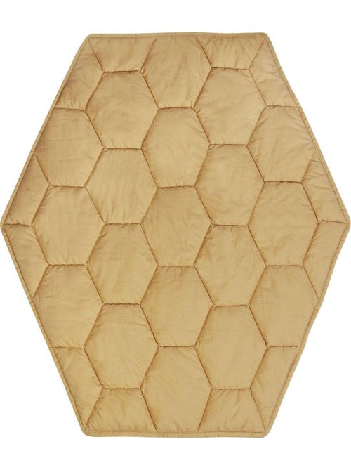 Tapis de jeu enfant coton jaune Honeycomb - Kiabi