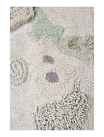 Tapis de jeu enfant coton lavable en machine Seabed