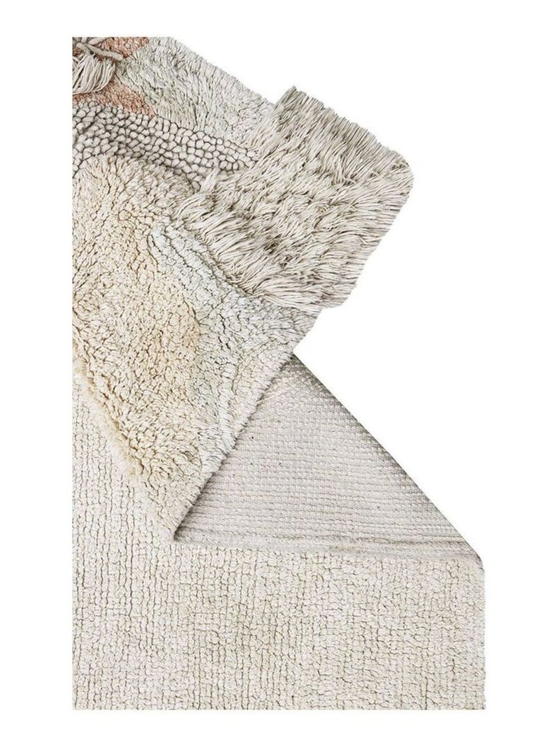 Tapis de jeu enfant coton lavable en machine Seabed Ecru - Kiabi