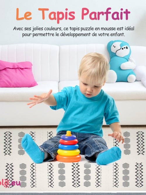 Tapis de jeu enfant puzzle - Kiabi