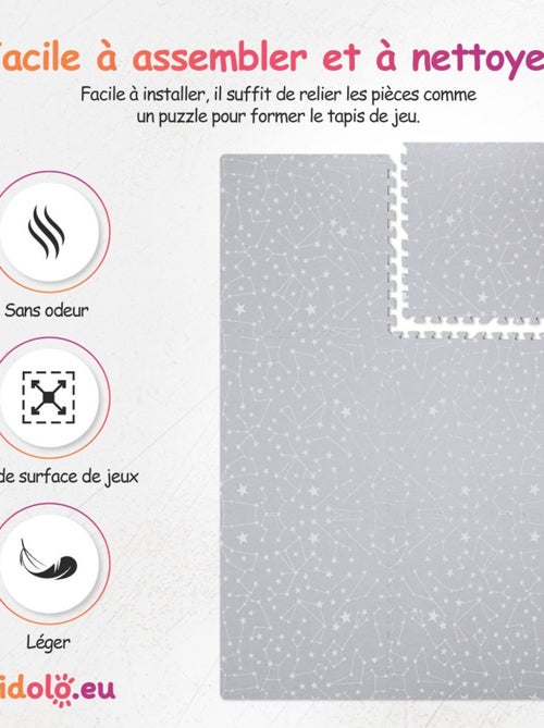 Tapis de jeu enfant puzzle - Kiabi
