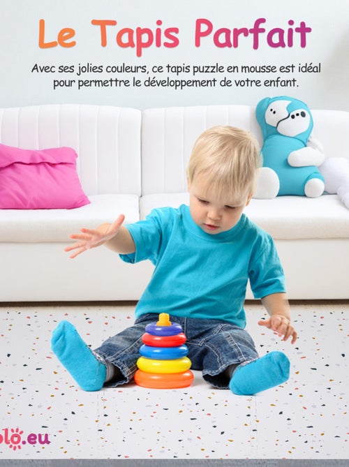 Tapis de jeu enfant puzzle - Kiabi