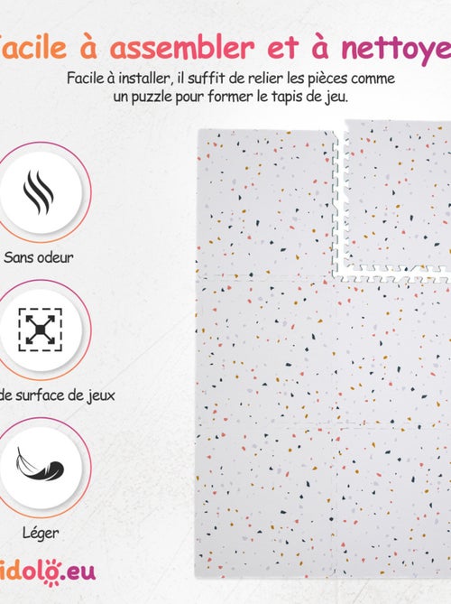 Tapis de jeu enfant puzzle - Kiabi
