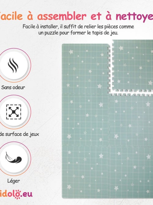 Tapis de jeu enfant puzzle - Kiabi
