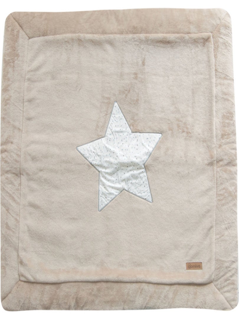 Tapis de jeu étoile gris galet (100 x 100 cm) Gris - Kiabi