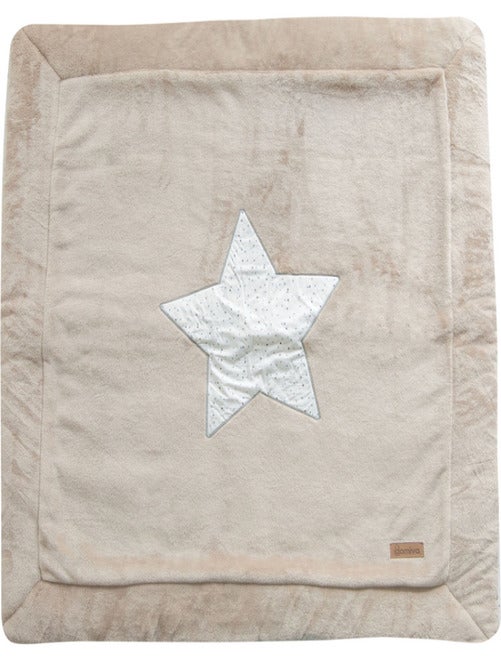 Tapis de jeu étoile gris galet (100 x 100 cm) - Kiabi