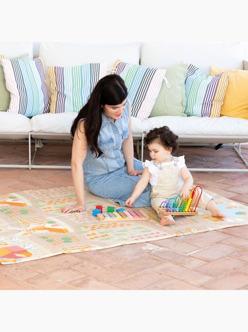 Tapis de jeu Farm-City 120x180 cm Asalvo - Kiabi Tapis de jeu Farm-City 120x180 cm Asalvo - Kiabi