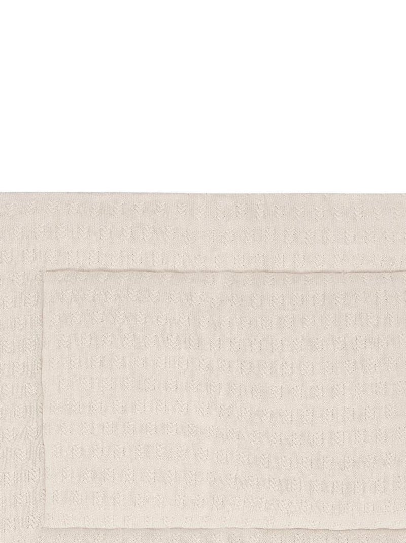 Tapis de jeu Grain Knit Oatmeal (75 x 95 cm) Ecru - Kiabi
