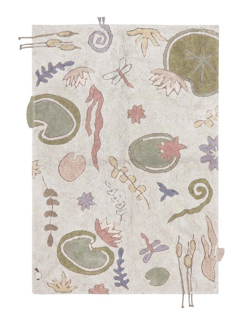 Tapis de jeu lavable Botanic Fantasy Beige - Kiabi