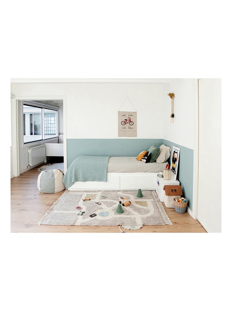 Tapis de jeu lavable Ecocity Gris - Kiabi