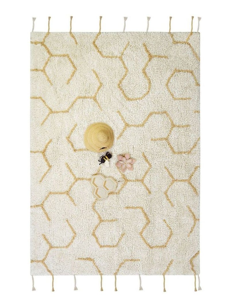 Tapis de jeu lavable Pollinisation Beige - Kiabi