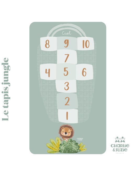 Tapis de jeu Marelle Lion - Kiabi
