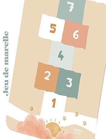 Tapis de jeu Marelle Renard