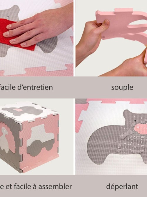 Tapis de jeu mousse à assembler animaux de la ferme - Kiabi Tapis de jeu mousse à assembler animaux de la ferme - Kiabi