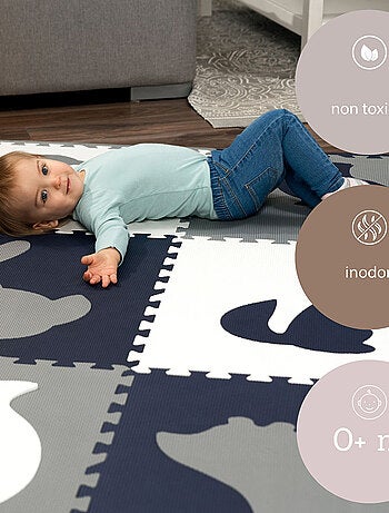 Tapis de jeu mousse à assembler animaux de la fôret FOREST