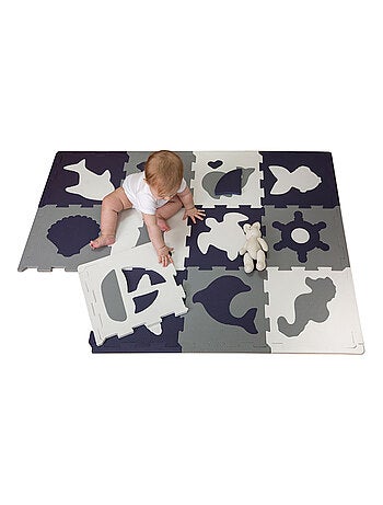 Tapis de jeu mousse à assembler animaux marins OCEAN WORLD