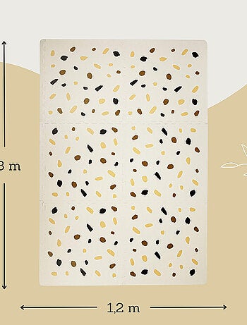 Tapis de jeu mousse à assembler CONFETTI