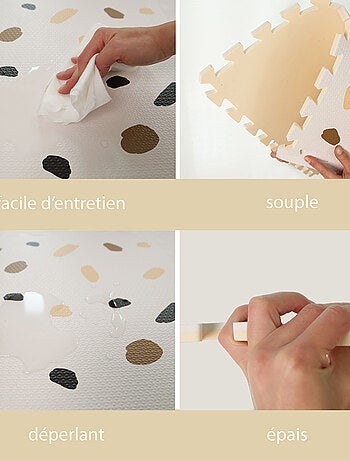 Tapis de jeu mousse à assembler CONFETTI