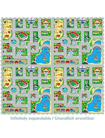 Tapis de jeu mousse à assembler CITY