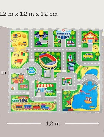 Tapis de jeu mousse à assembler CITY