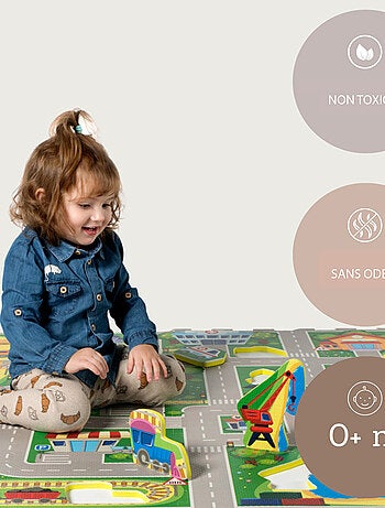 Tapis de jeu mousse à assembler CITY