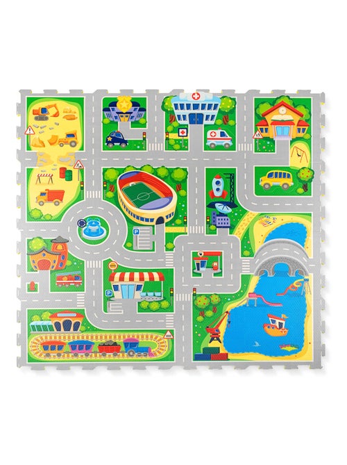 Tapis de jeu mousse à assembler CITY - Kiabi