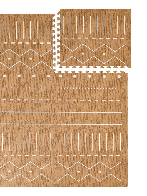 Tapis de jeu mousse BERBER PUZZLEMAT CAMEL - Kiabi