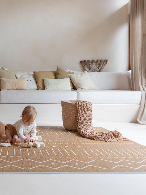Tapis de jeu mousse BERBER PUZZLEMAT CAMEL - Kiabi