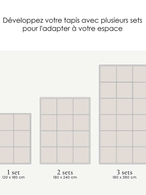 Tapis de jeu mousse BERBER PUZZLEMAT MOSS - Kiabi