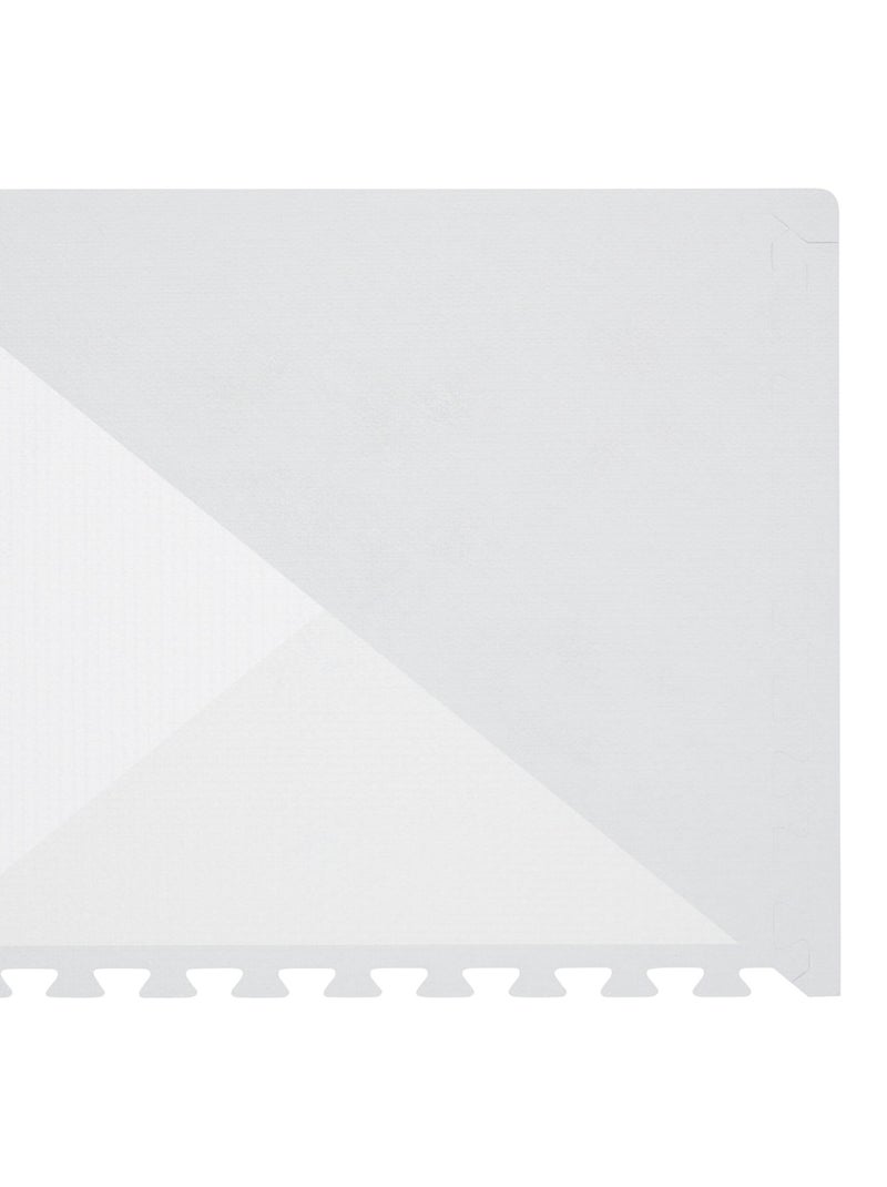 Tapis de jeu mousse KYTE PUZZLEMAT SOFT STORM Gris clair - Kiabi