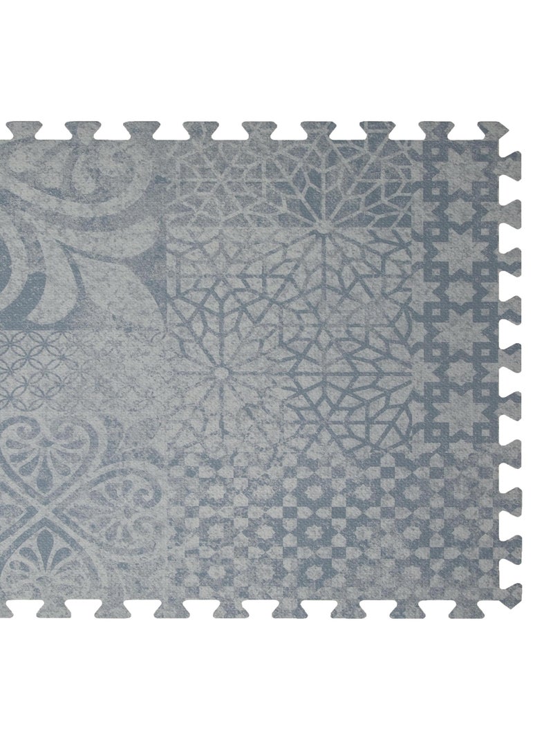 Tapis de jeu mousse oriental PERSIAN SMOKE Beige chiné - Kiabi