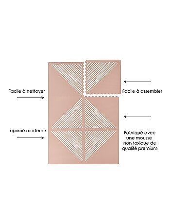 Tapis de jeu mousse oriental PERSIAN SMOKE