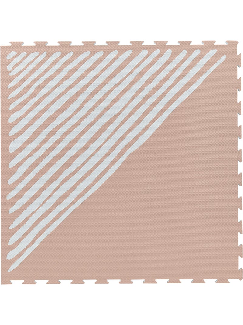 Tapis de jeu mousse SANDY LINES SEA SHELL Rose clair - Kiabi