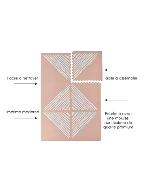 Tapis de jeu mousse SANDY LINES SEA SHELL - Kiabi