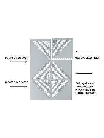 Tapis de jeu mousse oriental PERSIAN SMOKE